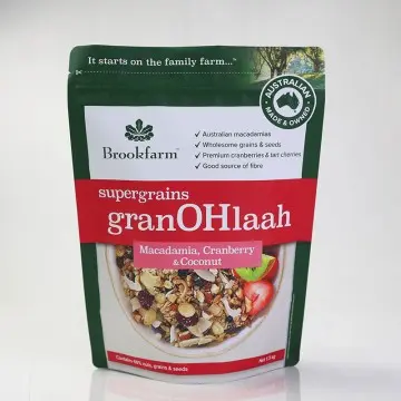 Stand-Up Laminate Pouch With Zipper for Nut Food