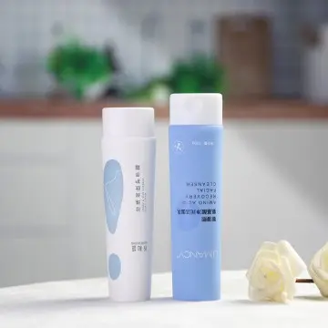 Plastic EVOH Extrusion Tube with Oval Flip Cap and Silk Screen Decoration for Cosmetics